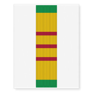 Vietnam Service Medal ribbon Temporary Tattoos