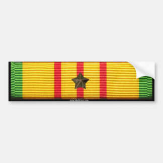 Vietnam Service Ribbon - Campaign Star Bumper Sticker