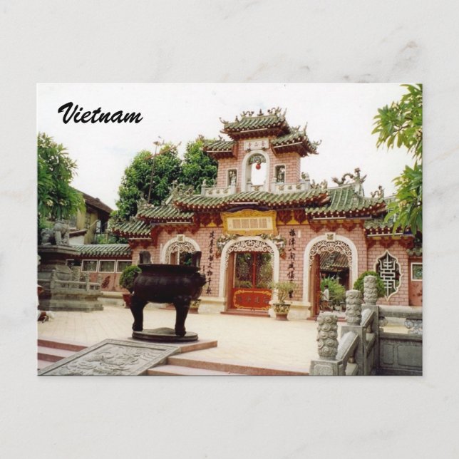 vietnam shrine gate postcard (Front)