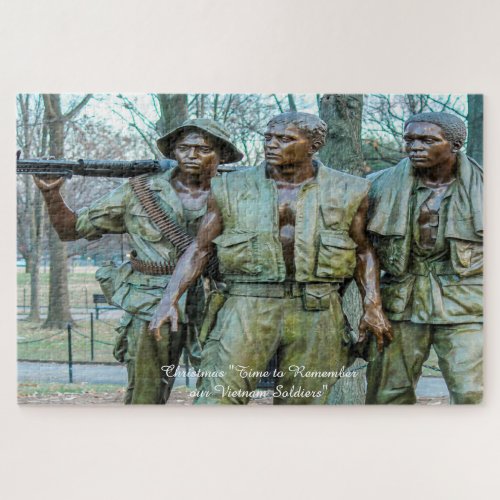 Vietnam Soldiers Memorial Washington Jigsaw Puzzle