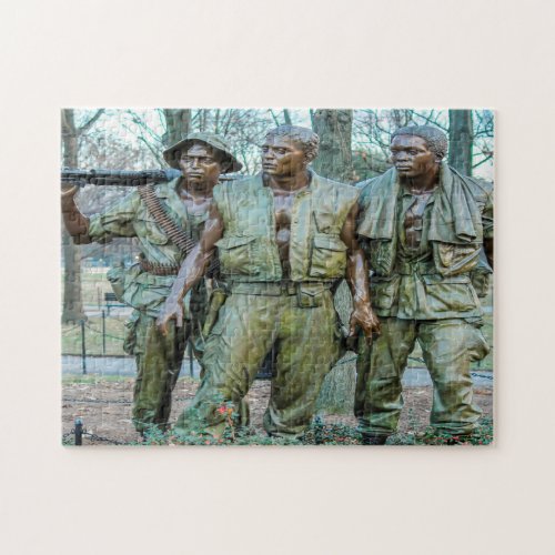 Vietnam Soldiers Memorial Washington Jigsaw Puzzle