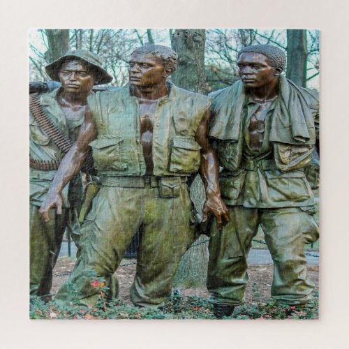 Vietnam Soldiers Memorial Washington Jigsaw Puzzle
