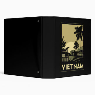 vietnam southeast asia art deco retro travel binder