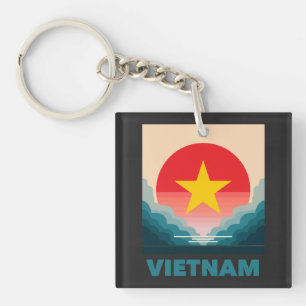 Vietnam Southeast Asia Keychain
