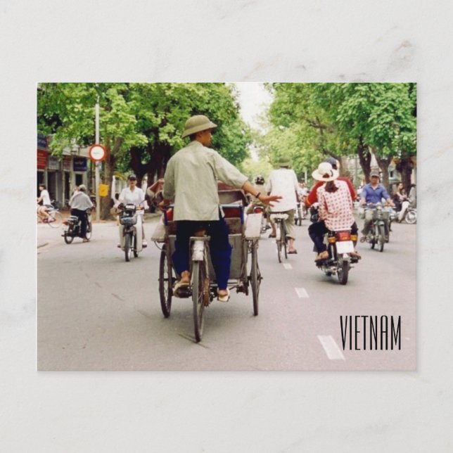 vietnam street life postcard (Front)