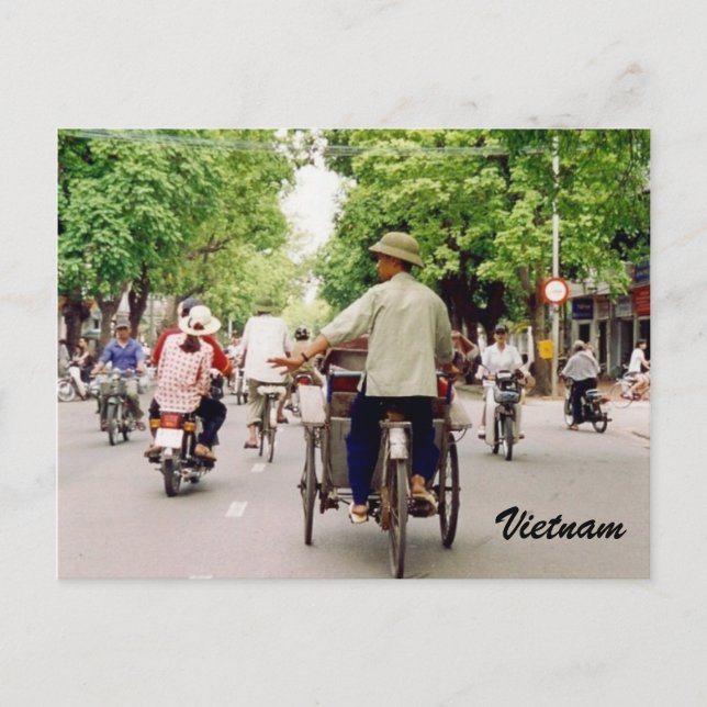 vietnam streets postcard (Front)