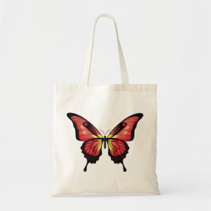 Vietnam Swallowtail Butterfly Flag Tote Bag