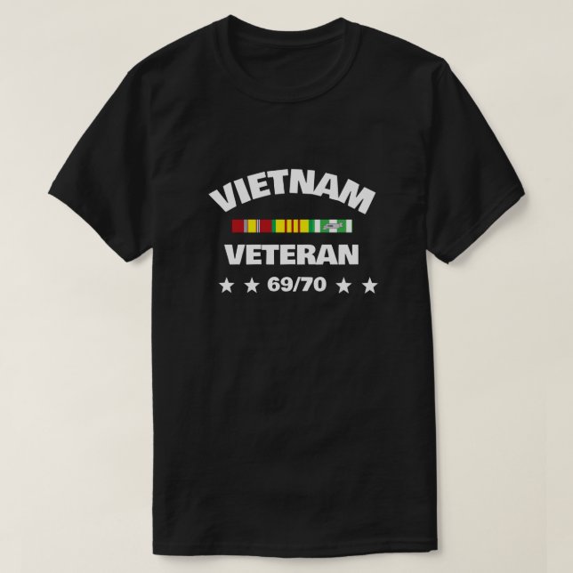 VIETNAM TOUR OF DUTY 69-70 T-Shirt (Design Front)