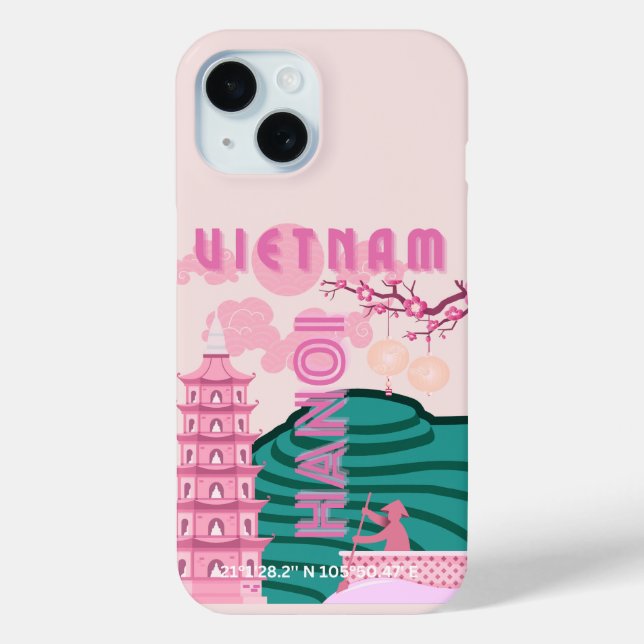 Vietnam Travel Art Case-Mate iPhone Case (Back)