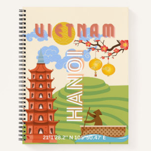 Vietnam Travel Art Notebook