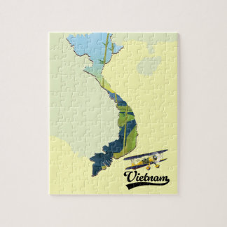 Vietnam Travel map Jigsaw Puzzle