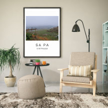 Vietnam Travel Photo Custom Vacation Poster