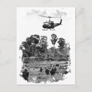 Vietnam Troops Postcard