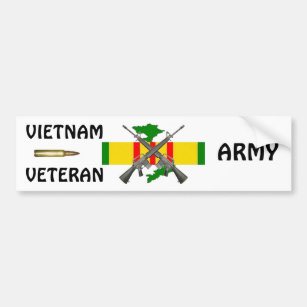 Vietnam Vet ARMY Bumper Sticker