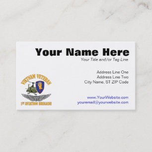 Vietnam Vet Aviator Wings Business Card