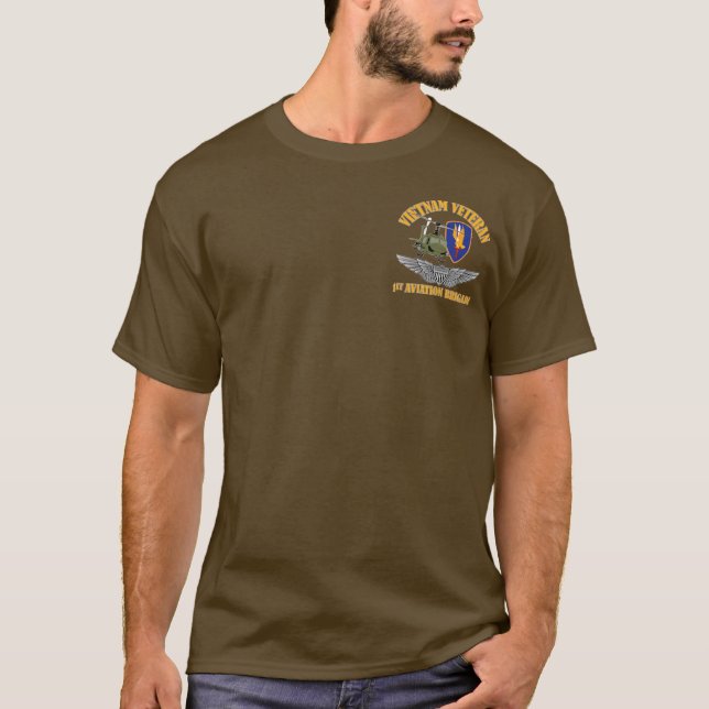 Vietnam Vet Aviator Wings T-Shirt (Front)