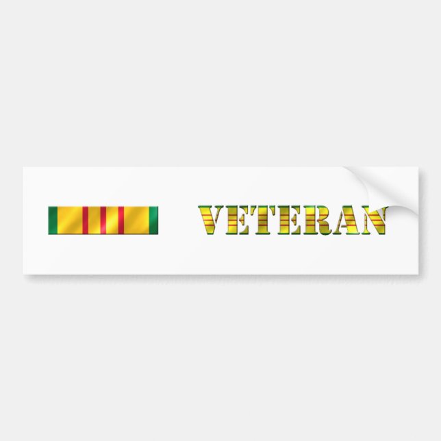 VIETNAM VET BUMPER STICKER (Front)