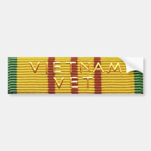 Vietnam Vet bumper sticker