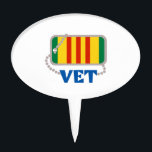 VIETNAM VET CAKE TOPPER<br><div class="desc">Let them know you are proud of your Vietnam Vet hero. Show support for our troops with this special design.</div>