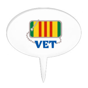 VIETNAM VET CAKE TOPPER
