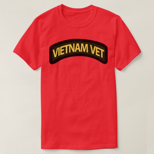 Vietnam Vet Tab T-Shirt (Design Front)