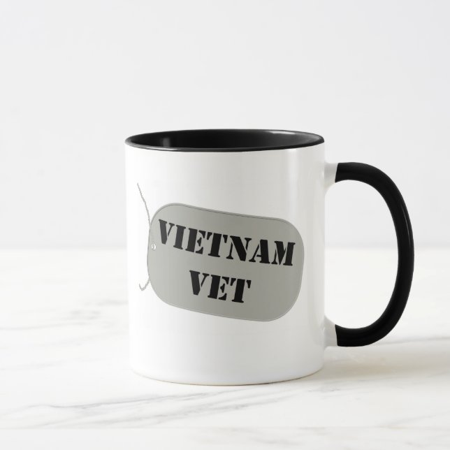 Vietnam Vet Tag Mug (Right)