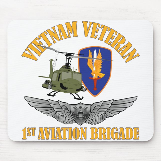 Vietnam Veteran Aircrew Wings Mouse Pad (Front)