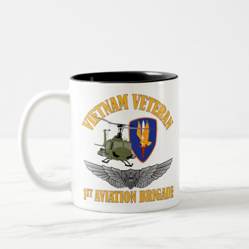 Vietnam Veteran Aircrew Wings Two_Tone Coffee Mug