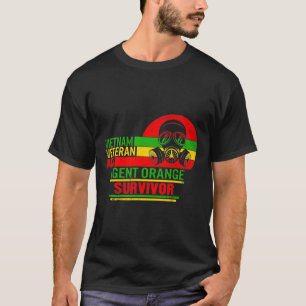 Vietnam Veteran And Orange Agent Survivor T-Shirt
