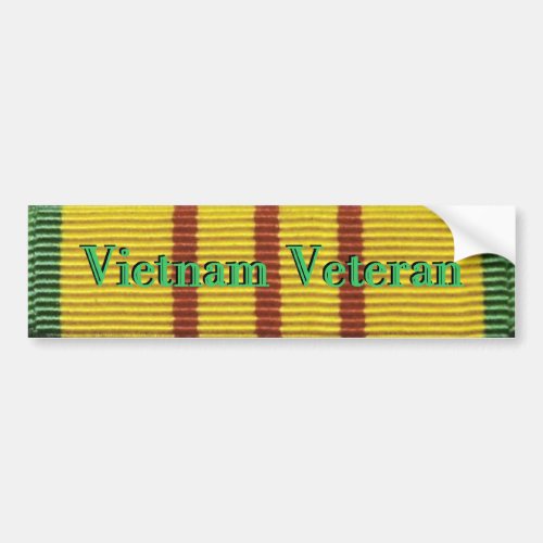 Vietnam Veteran bumper sticker
