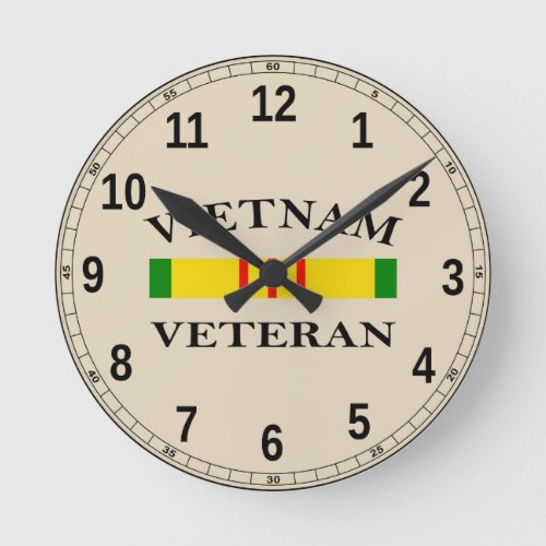Vietnam Veteran Clock