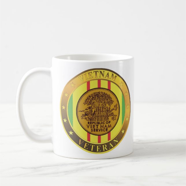 Vietnam Veteran Coffee Mug-by Papastyle Designs Mug (Left)