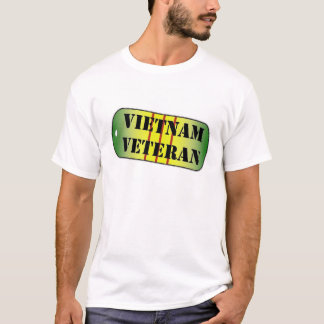Vietnam Veteran Dogtag Service Medal T-Shirt