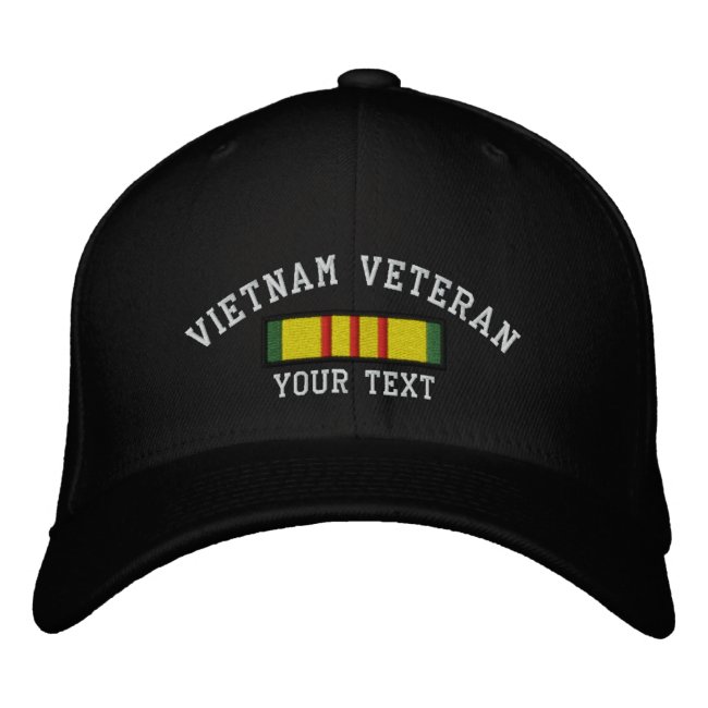 Vietnam Veteran Embroidered Baseball Cap