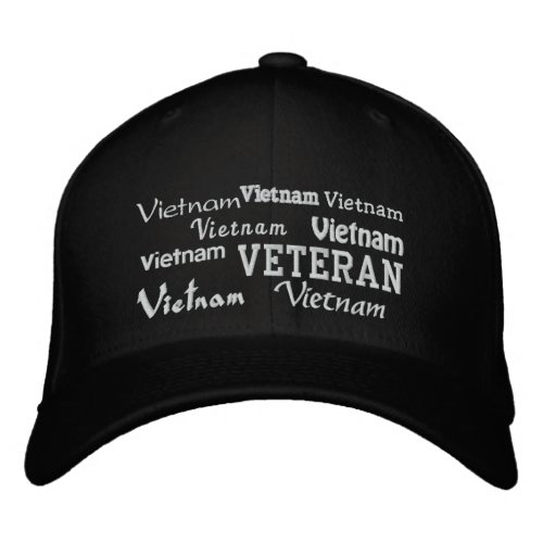 Vietnam Veteran _ Embroidered Hat