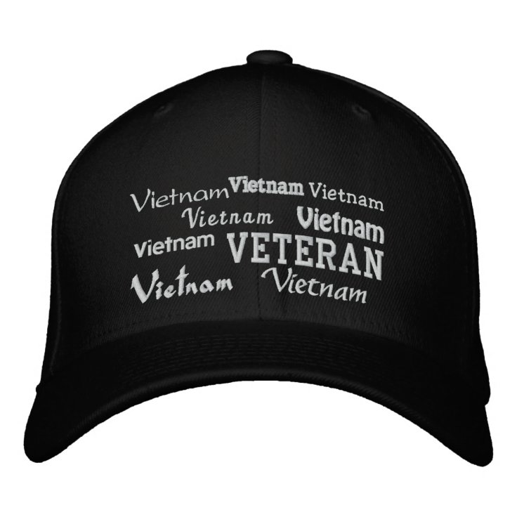 Vietnam Veteran - Embroidered Hat | Zazzle