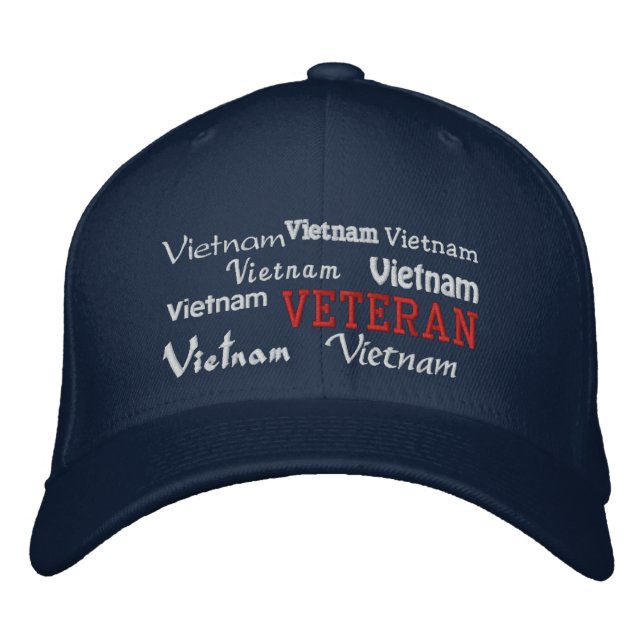 Vietnam Veteran - Embroidered Hat (Front)