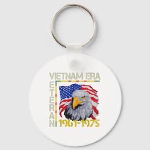 Vietnam Veteran Era 1961 1975 Memorial Flag Americ Keychain