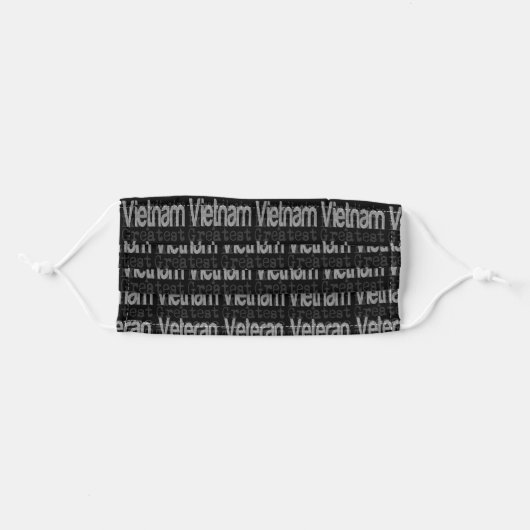 Vietnam Veteran Extraordinaire Adult Cloth Face Mask (Front, Folded)