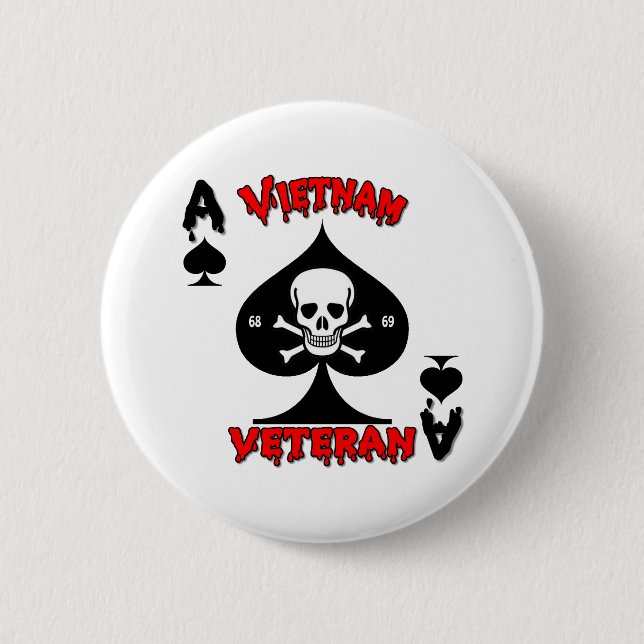 Vietnam Veteran gifts 68-69 Pinback Button (Front)