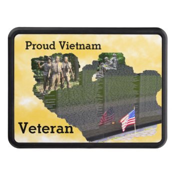 Vietnam Veteran Hitch Cover by ImpressImages at Zazzle