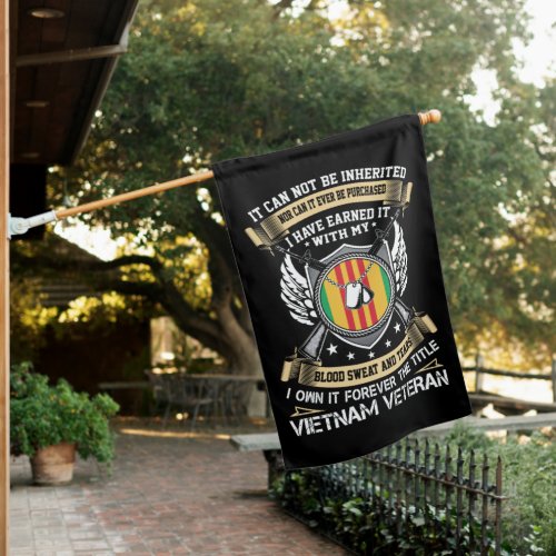 VIETNAM VETERAN House Flag No Pole 1 House Flag