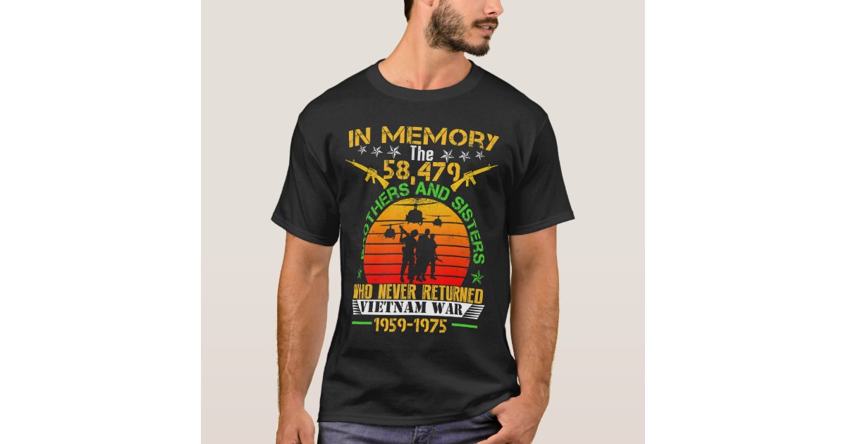 Vietnam Veteran In Memory The War Vietnam Gift Shirt