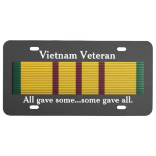 Vietnam Veteran - license plate
