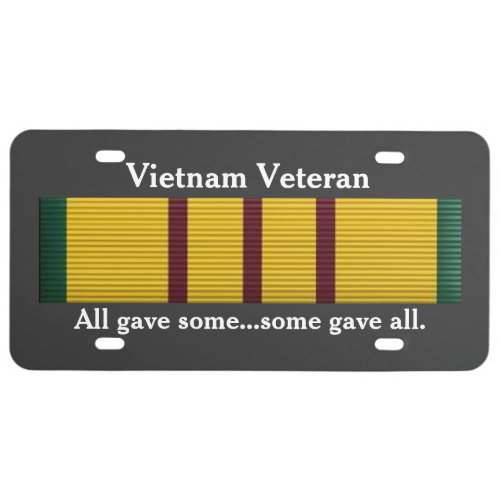 Vietnam Veteran _ license plate