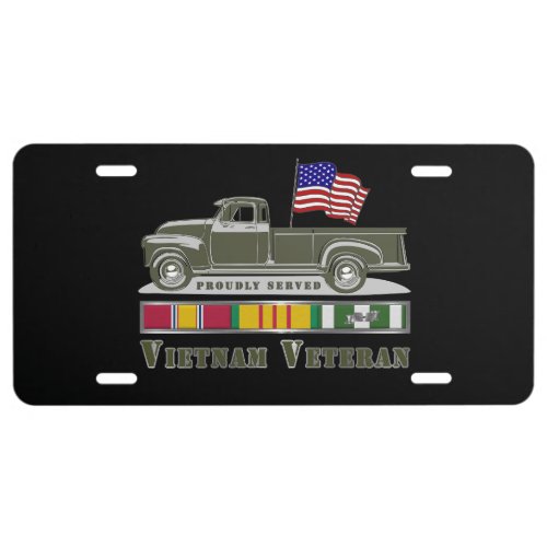 Vietnam Veteran License Plate