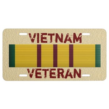 Vietnam Veteran - License Plate by ImpressImages at Zazzle