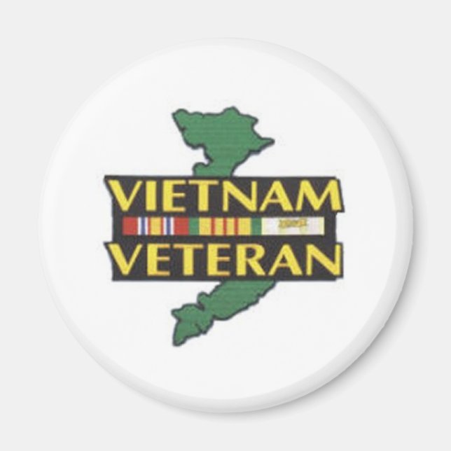 Vietnam Veteran Magnet (Front)