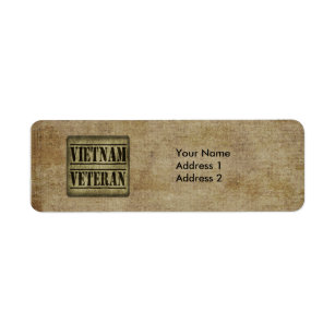 Vietnam Veteran Military Label