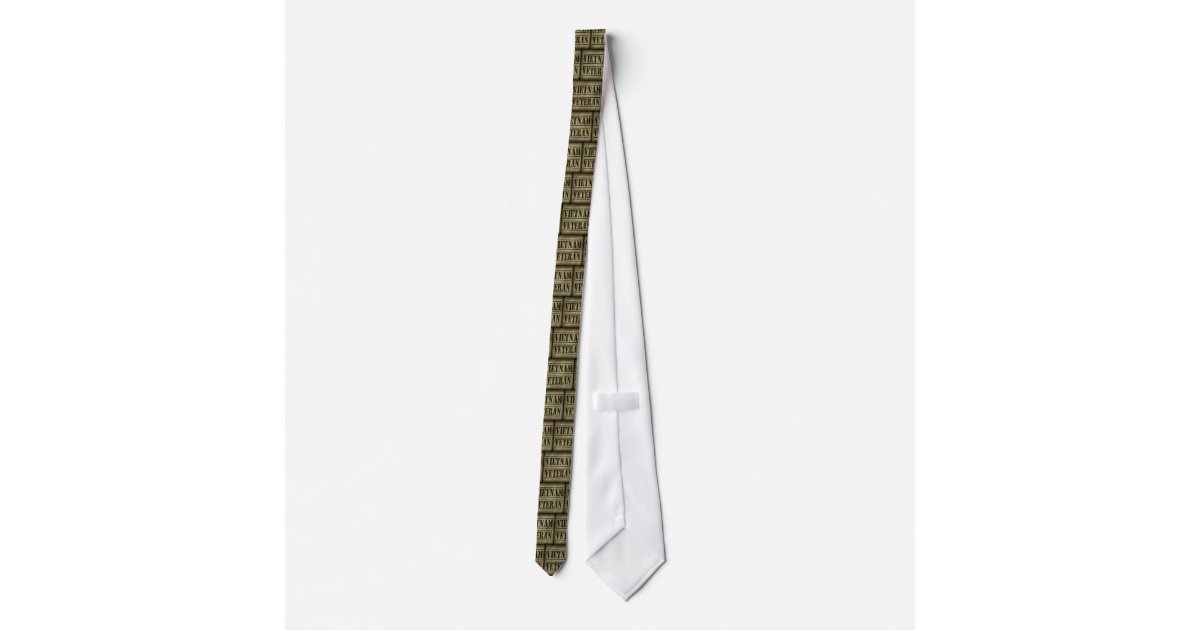 Vietnam Veteran Military Neck Tie | Zazzle